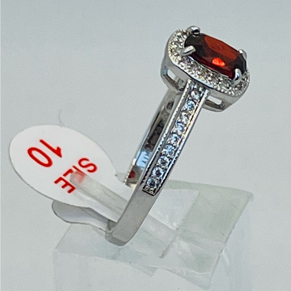 NWT RETRO RING BOMB PARTY RING RUBY RBP2155 SIZE 10 - Picture 3 of 9